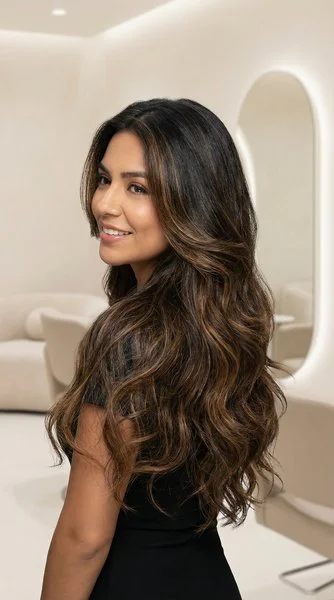 Women's Haircut - Long Hair Style